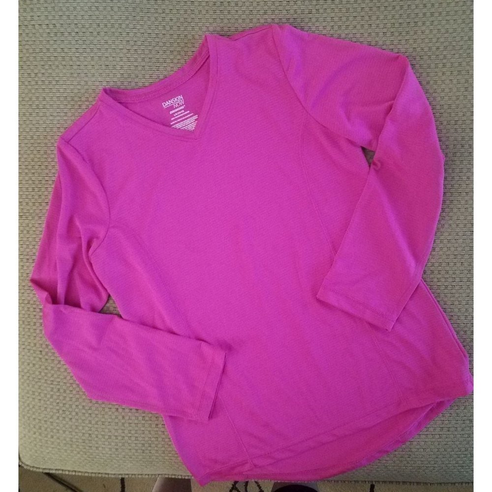 Danskin Now Long Sleeve Shirt Girls L